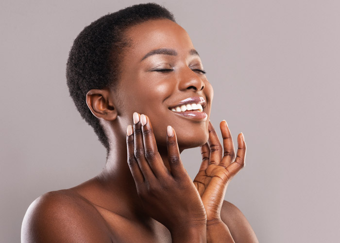woman with beautiful skin