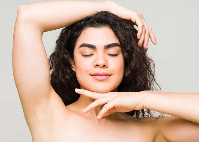 woman with beautiful skin